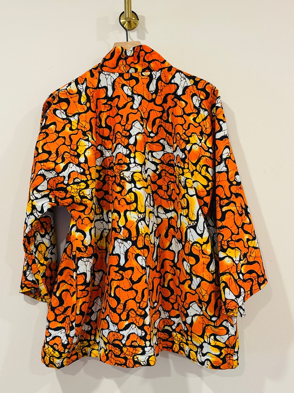 Ofuure Vibrant Ankara Print 100% Cotton Convertible Maxi Kimono Size S-L — image 5 of 8